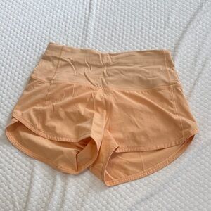 Women’s Peach High-Waist Athletic Shorts LuLuLemon